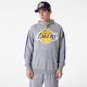 NEW ERA PULOVER NBA COLOUR BLOCK OS HOODY LOS ANGELES LAKERS GREY