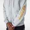 NEW ERA PULOVER TEAM SCRIPT FZ HOODY LOS ANGELES LAKERS GREY L