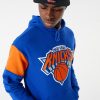 NEW ERA PULOVER NBA COLOR INSERT OS HOODY NEW YORK KNICKS BLUE M