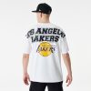 NEW ERA NBA LARGE GRPHC BP OS TEE LOS ANGELES LAKERS WHITE