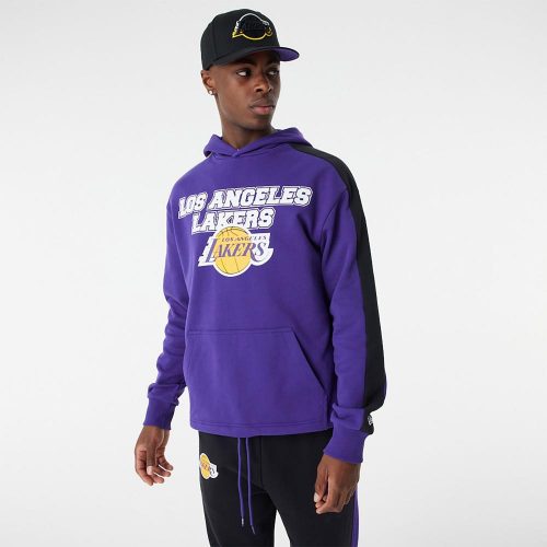 NEW ERA PULOVER NBA LARGE GRPHC OS HOODY LOS ANGELES LAKERS PURPLE L