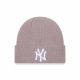 NEW ERA WMNS RIB POLYLANA BEANIE NEW YORK YANKEES BROWN