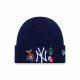 NEW ERA INF FESTIVE CUFF KNIT NEW YORK YANKEES BLUE