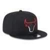 NEW ERA SPLIT LOGO 9FIFTY CHICAGO BULLS BLACK