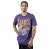 NEW ERA OLD SCHOOL SPORT TEE LOS ANGELES LAKERS PURPLE