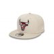 New Era Chicago Bulls Nba Seasonal Infill Stone 9Fifty Snapback Cap Light Brown