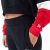 New Era NBA Colour Block Chicago Bulls Crop Crew Neck Sweatshirt Black XS