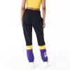 New Era NBA Colour Block Los Angeles Lakers Womens Joggers Black XS