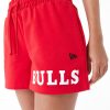 New Era NBA Team Logo Chicago Bulls Shorts Red M