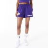 New Era NBA Team Logo Los Angeles Lakers Shorts Purple L