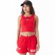 New Era NBA Team Logo Chicago Bulls Crop Tank Top Red