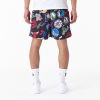 New Era NBA All Over Print Shorts Black M