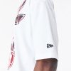 New Era NBA All Over Print Infill Chicago Bulls Oversized T-Shirt White M