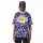 New Era NBA Team All Over Print Mesh Los Angeles Lakers Oversized T-Shirt Purple XXL