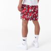 New Era NBA Team All Over Print Chicago Bulls Shorts Red M