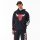 New Era NBA Mesh Panel Chicago Bulls Oversized Pullover Hoodie Black M