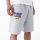 New Era NBA Script Los Angeles Lakers Oversized Shorts Grey S