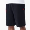 New Era NBA Script Chicago Bulls Oversized Shorts Black M