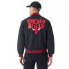 New Era NBA Script Chicago Bulls Bomber Jacket Black XXL