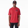 New Era NBA Script Miami Heat Oversized T-Shirt Red M