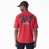 New Era NBA Script Miami Heat Oversized T-Shirt Red