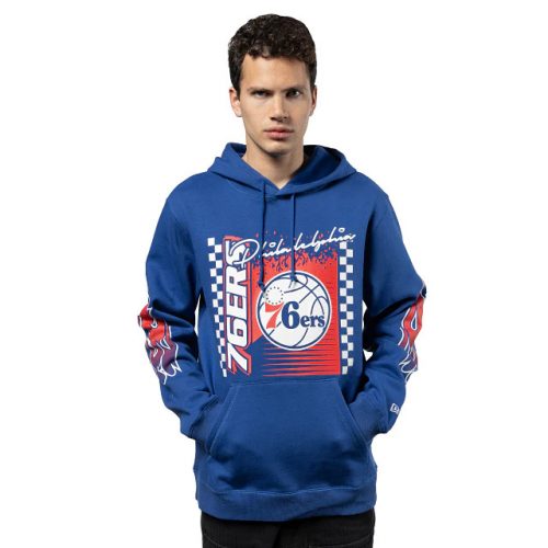 New Era NBA Philadelphia 76Ers 2024 Rally Drive OTC Hoodie Blue XL