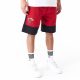 New Era NBA Colour Block Miami Heat Shorts Red XL