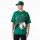 New Era NBA Large Wordmark Boston Celtics Oversized T-Shirt Green L