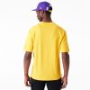 New Era T-Shirt Oversize Los Angeles Lakers NBA Large Wordmark Yellow XL