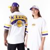 New Era NBA Arch Graphic Los Angeles Lakers Oversized T-Shirt White