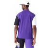 New Era NBA Half Pinstripe LA Lakers Oversized T-Shirt Purple XXL