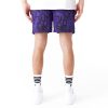 New Era NBA All Over Print Los Angeles Lakers Shorts Purple XL