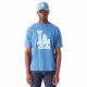 New Era World Series LA Dodgers Oversized T-Shirt Blue M