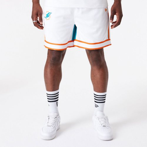 New Era NFL Colour Block Miami Dolphins Shorts White XL