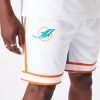 New Era NFL Colour Block Miami Dolphins Shorts White