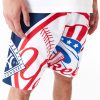 New Era MLB Large Logo New York Yankees Shorts Blue