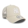 New Era League Essential New York Yankees A-Frame Trucker Cap Brown ONE