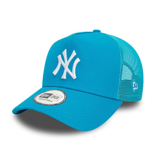 New Era League Essential New York Yankees A-Frame Trucker Cap Blue