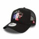 New Era NBA Team Logo Chicago Bulls A-Frame Trucker Cap Black ONE