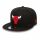 New Era NBA Rear Logo Chicago Bulls 9FIFTY Cap Black