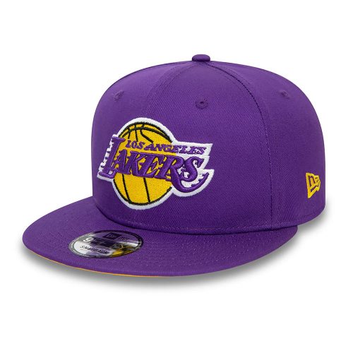 New Era NBA Rear Logo LA Lakers 9FIFTY Cap Purple M/L