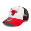 New Era 9FORTY A-Frame Trucker Chicago Bulls NBA Cap Red ONE