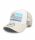 New Era Summer Saint Tropez Stone Trucker Cap Cream ONE