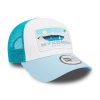 New Era Summer Mykonos A-Frame Trucker Cap Blue ONE