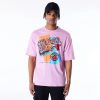 New Era Chicago Bulls Retro Graphic OS Tee Pink XXL