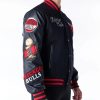 New Era NBA Chicago Bulls Patch Varsity Jacket Black L