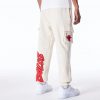 New Era NBA Chicago Bulls Wordmark Fleece Cargo Joggers White M