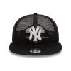 New Era Embroidered Mesh New York Yankees 9FIFTY Cap Black