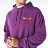 New Era League Essential Chicago Bulls Oversized Pullover Hoodie Purple L