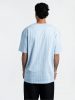 Karl Kani Small Signature Logo Prinstripe Tee Light Blue / White L